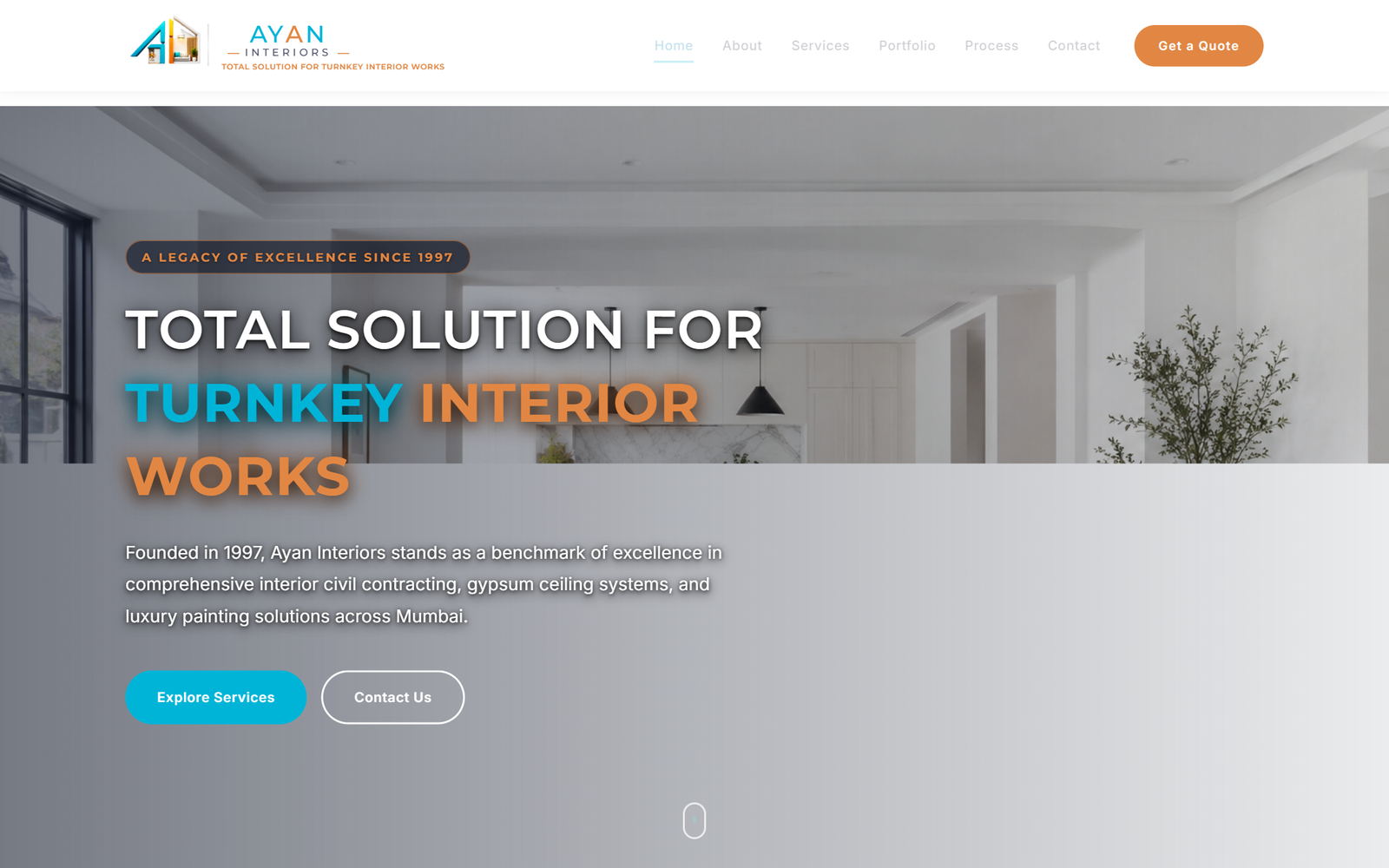 Ayan Interiors Screenshot