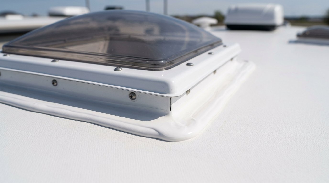 RV Roof Lap Sealant Inspection